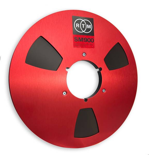 RTM Tonband SM900 auf Aluspule in rot, 3-Loch