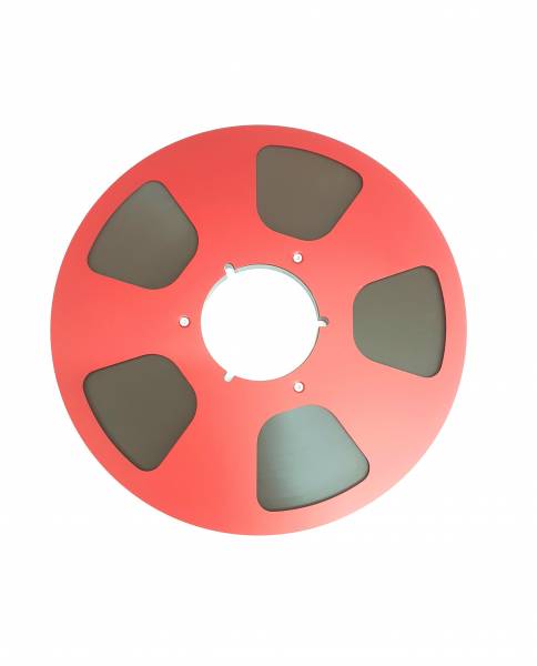Tonband LPR35 auf Aluspule in rot, 5-Loch
