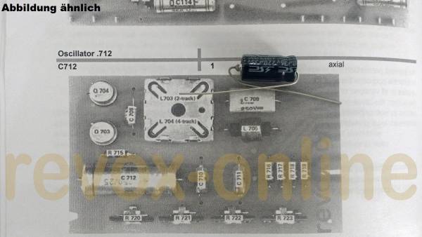Kondensatorensatz Revox A77 Oszillator