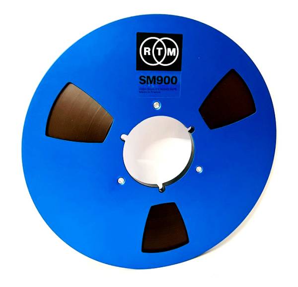 RTM Tonband SM900 auf Aluspule in blau, 3-Loch