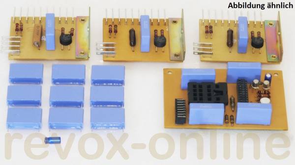 X2-Entstörkondensatoren, 9 Stück für Studer Revox A700, X2 470nF, + 1 Elko 10µF