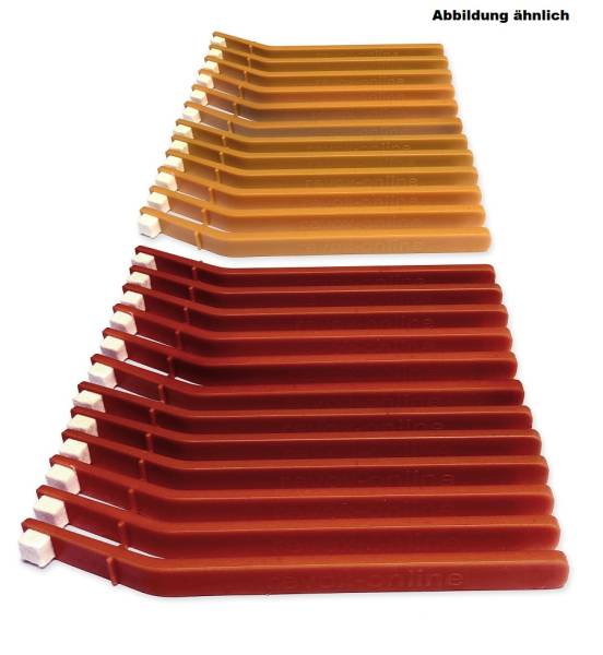 Reinigungsstäbchen (12x rot, 12x orange)