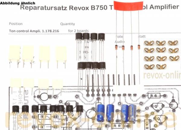 Reparatursatz Revox B750 Tone Control